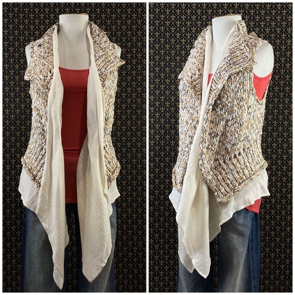 NWTs Anthro “Caprea Marled Vest” by Knitted & Knot - Picture 12 of 16